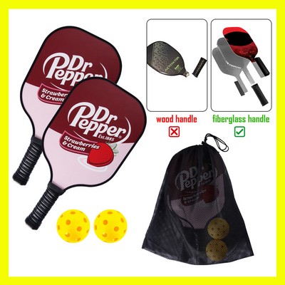 Premium Fiberglass Pickleball Set (NO HANDLE SNAPPING)
